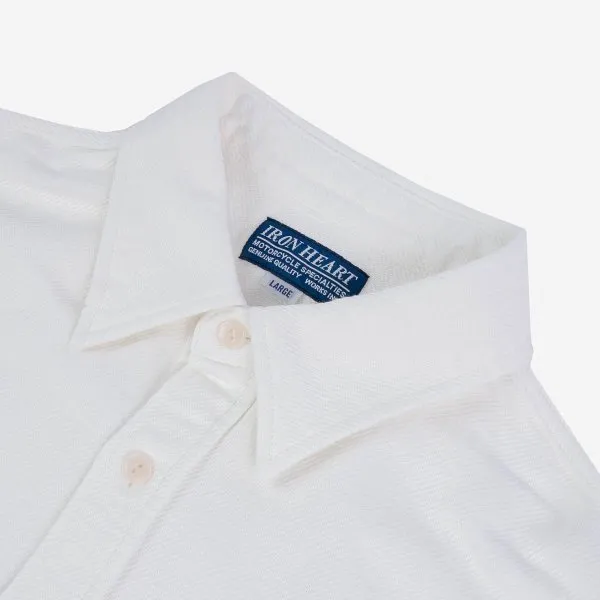 7oz Soft Flannel Work Shirt - White