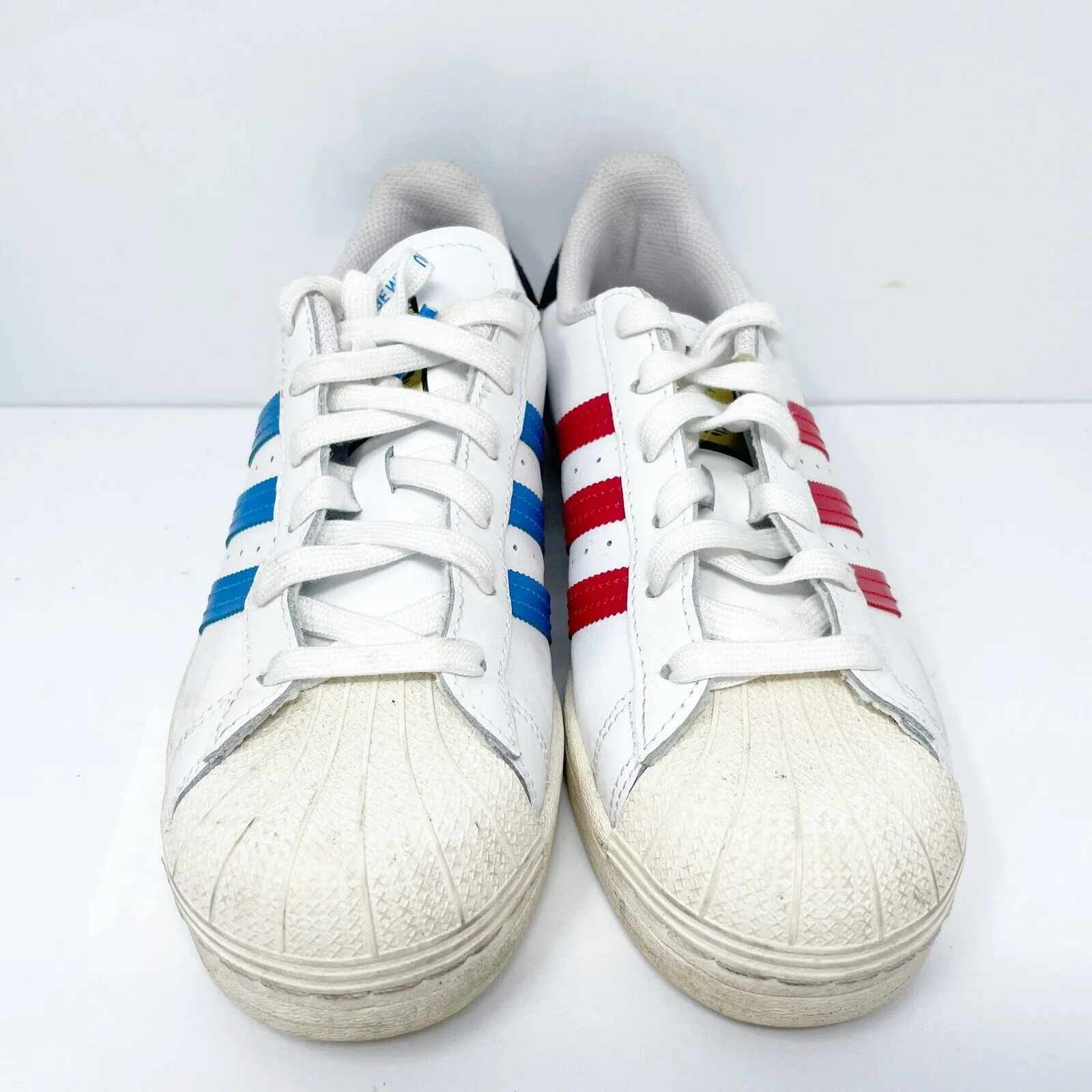 Adidas Boys Superstar FX5938 White Casual Shoes Sneakers Size 6