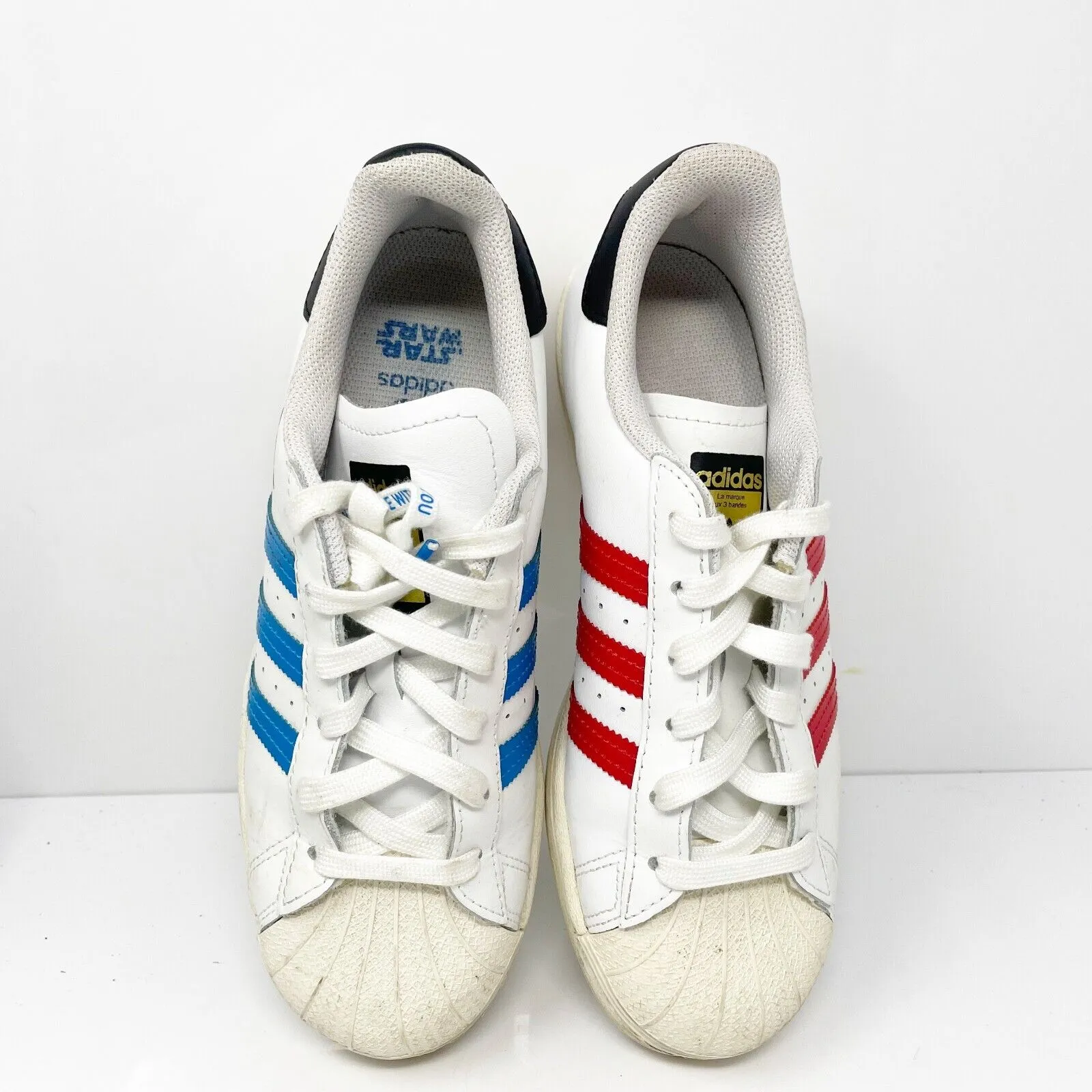 Adidas Boys Superstar FX5938 White Casual Shoes Sneakers Size 6