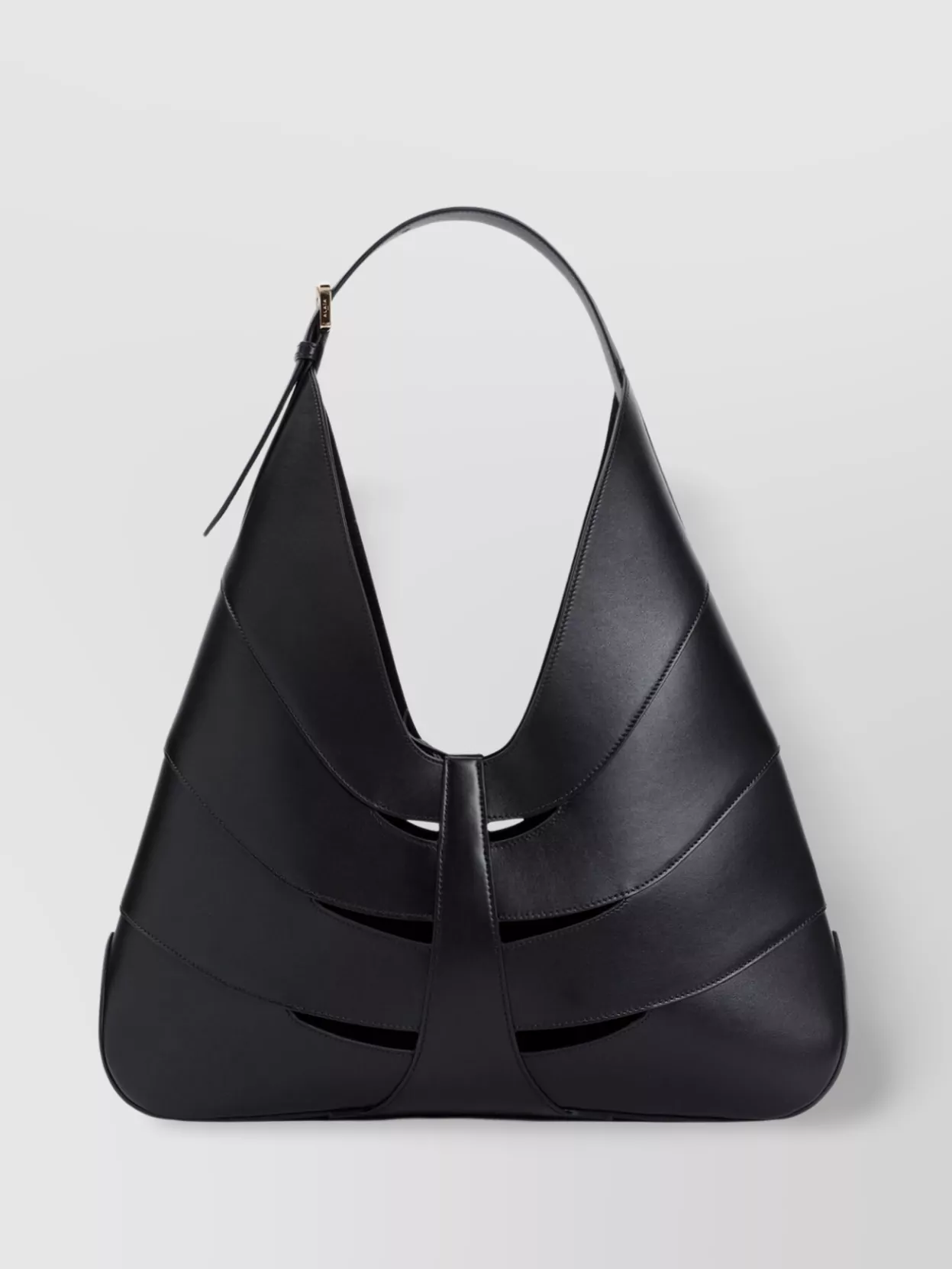 Alaïa   Delta cut-out panels hobo bag