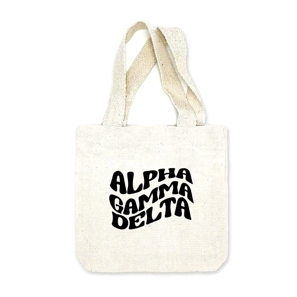 Alpha Gamma Delta Mod Sorority Name Mini Tote Gift Bag