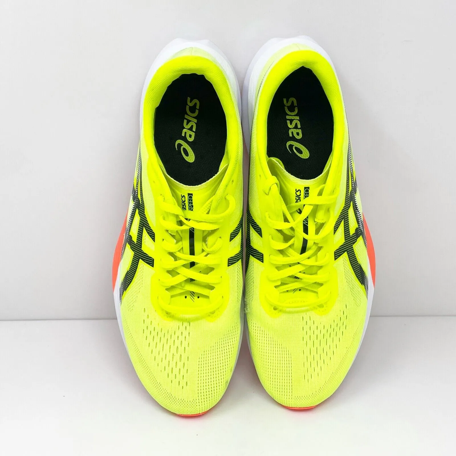 Asics Mens Magic Speed 4 1011B875 Yellow Running Shoes Sneakers Size 11.5