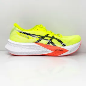 Asics Mens Magic Speed 4 1011B875 Yellow Running Shoes Sneakers Size 11.5