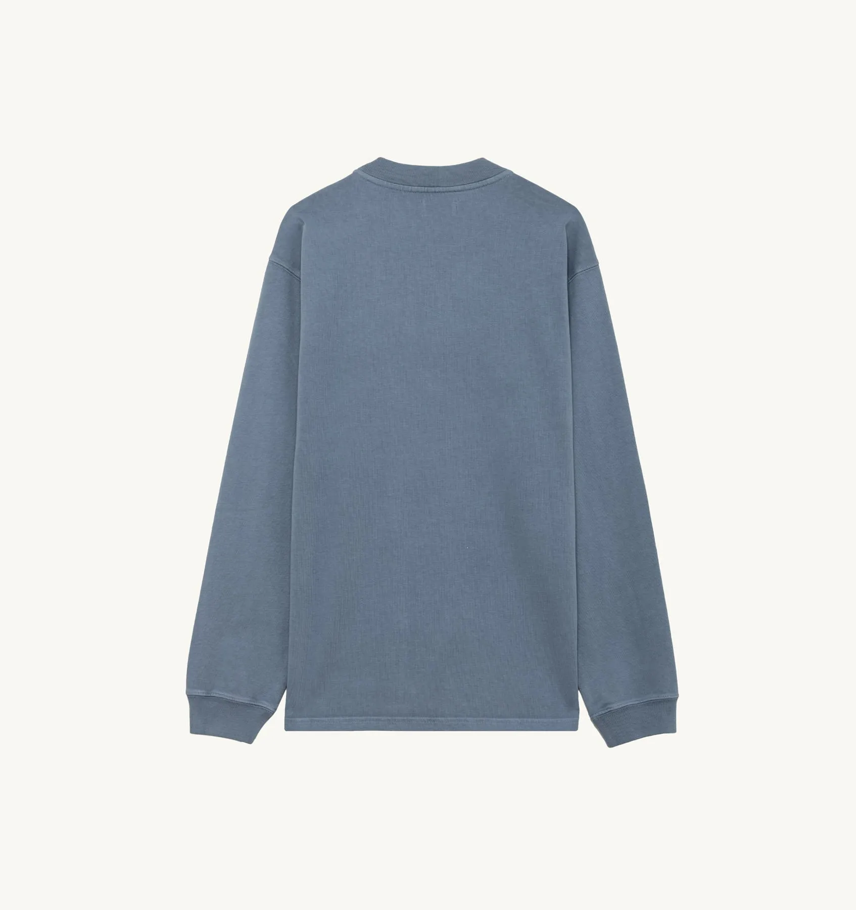 AUTRY APPAREL WOMAN  LONG-SLEEVE T-SHIRT IN INDIGO HEAVY COTTON