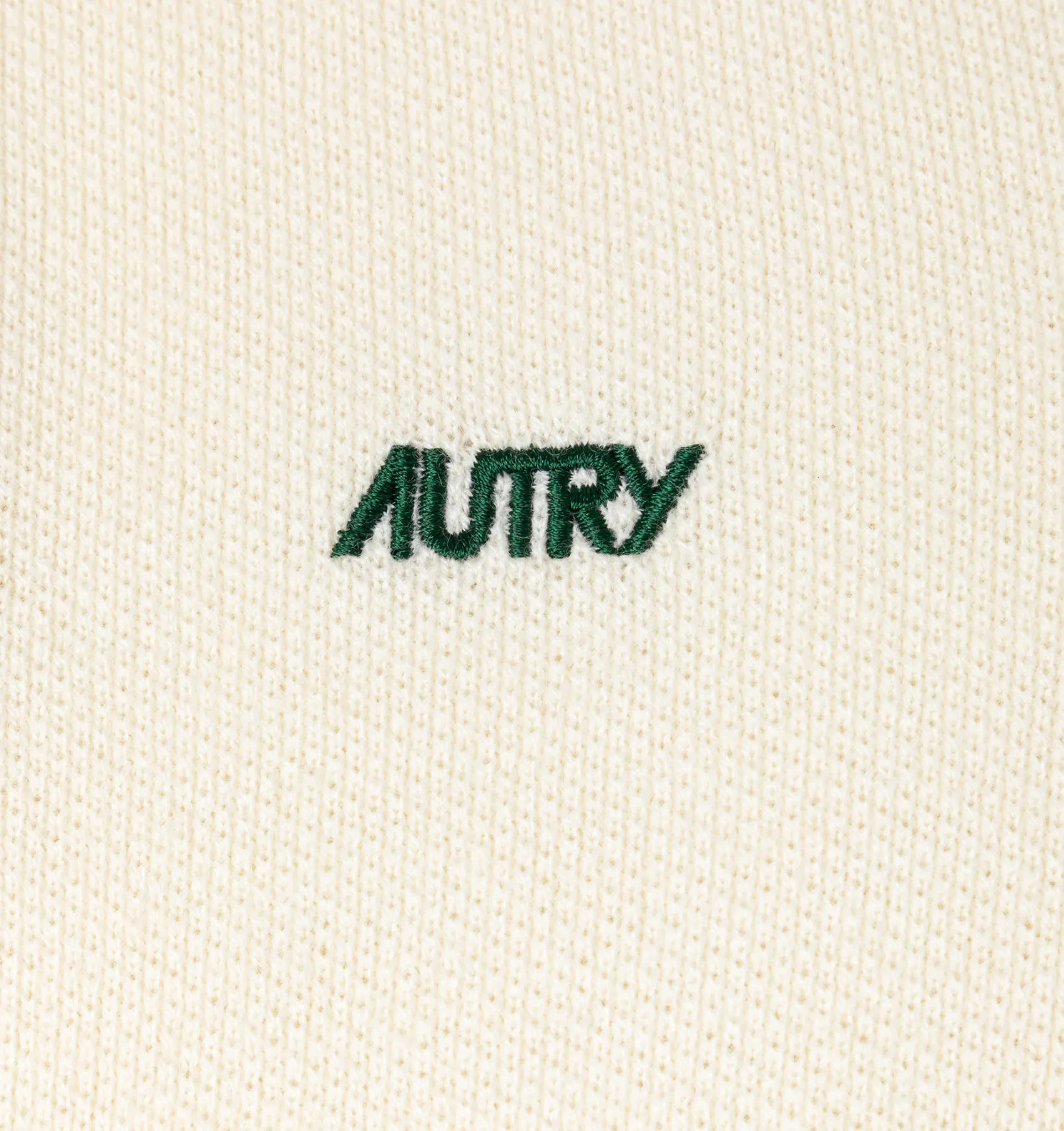 AUTRY APPAREL WOMAN  POLO IN WHITE KNIT