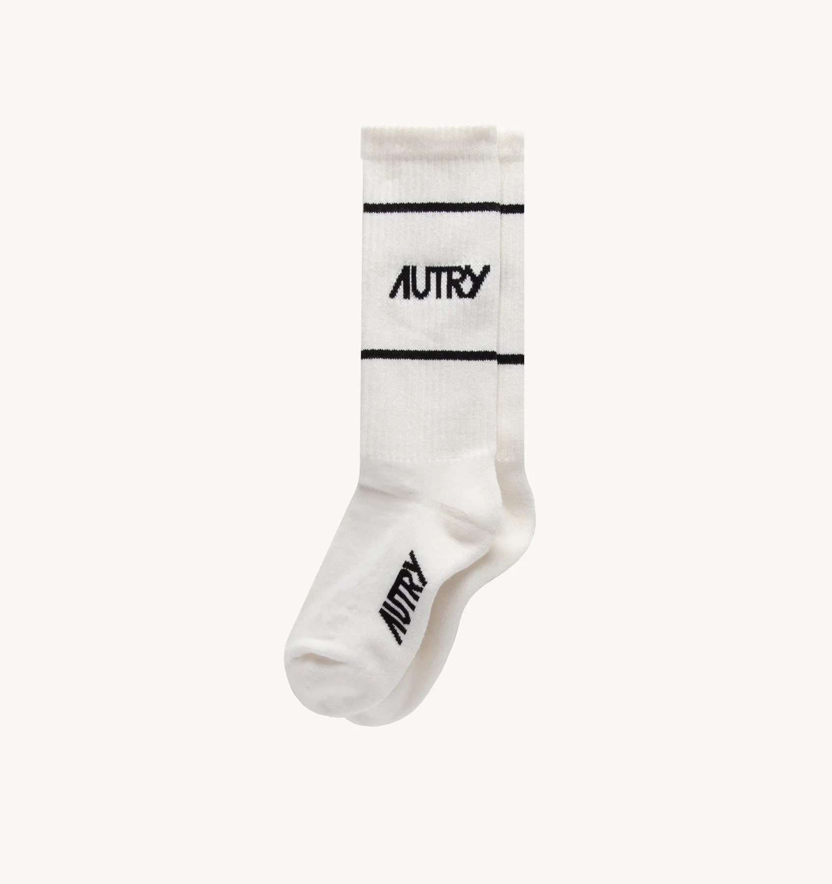 AUTRY APPAREL WOMAN  SOCKS IN WHITE COTTON TERRY