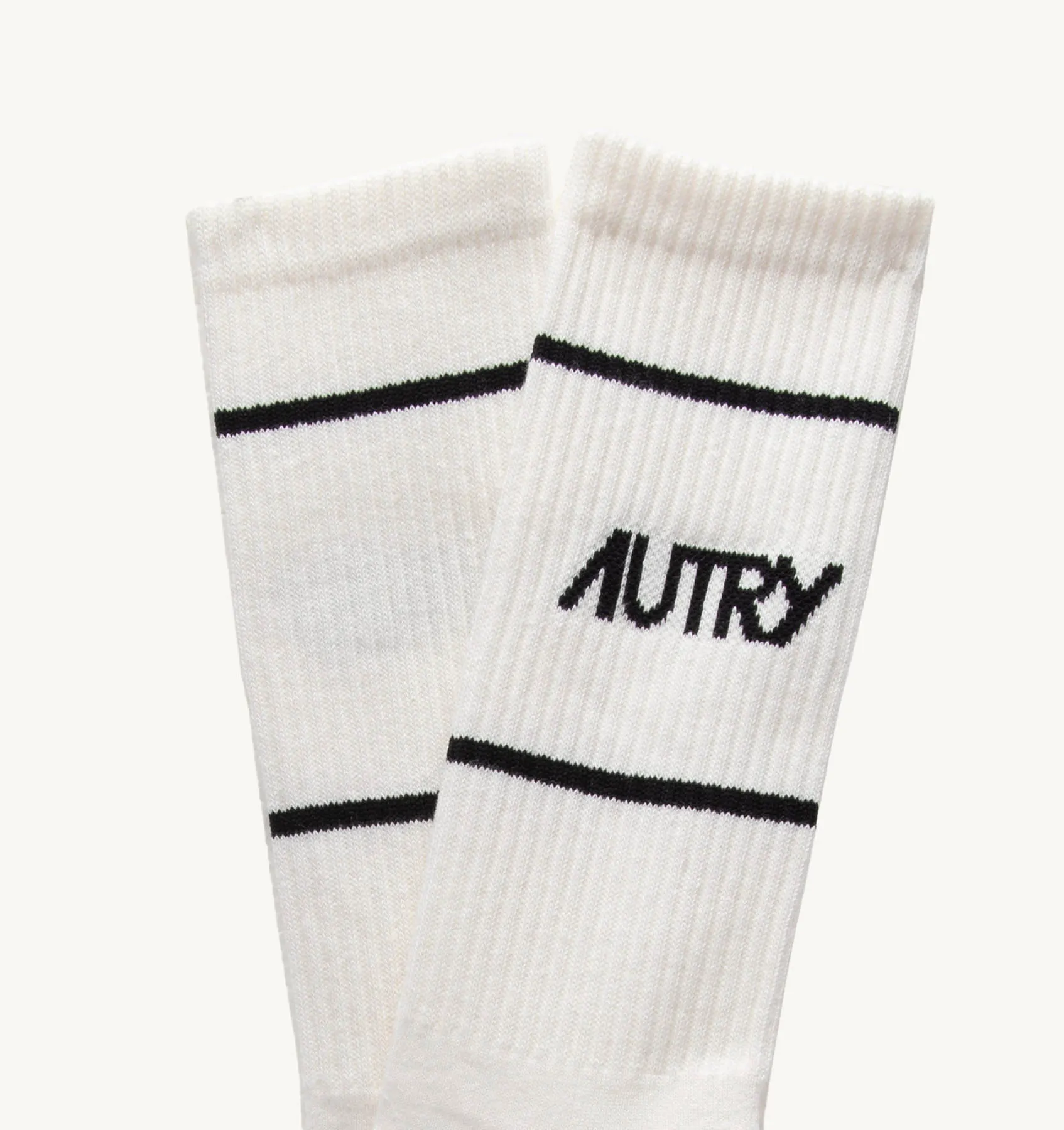 AUTRY APPAREL WOMAN  SOCKS IN WHITE COTTON TERRY