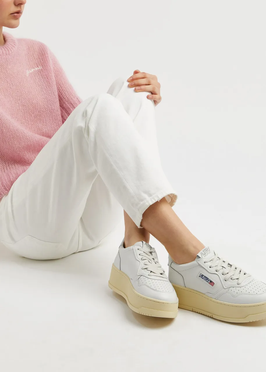 AUTRY Medalist flatform leather sneakers 
                         
                     
                