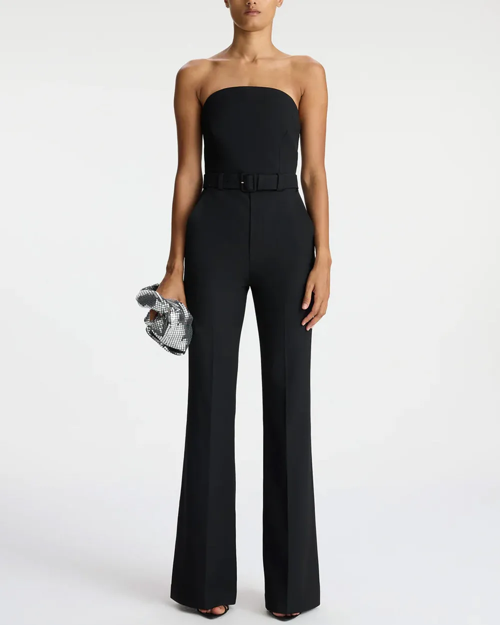 Black Strapless Kate Jumpsuit