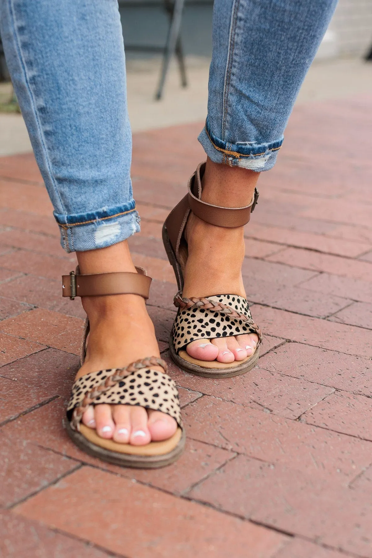 Blowfish Rosey-B Sandals- Leopard