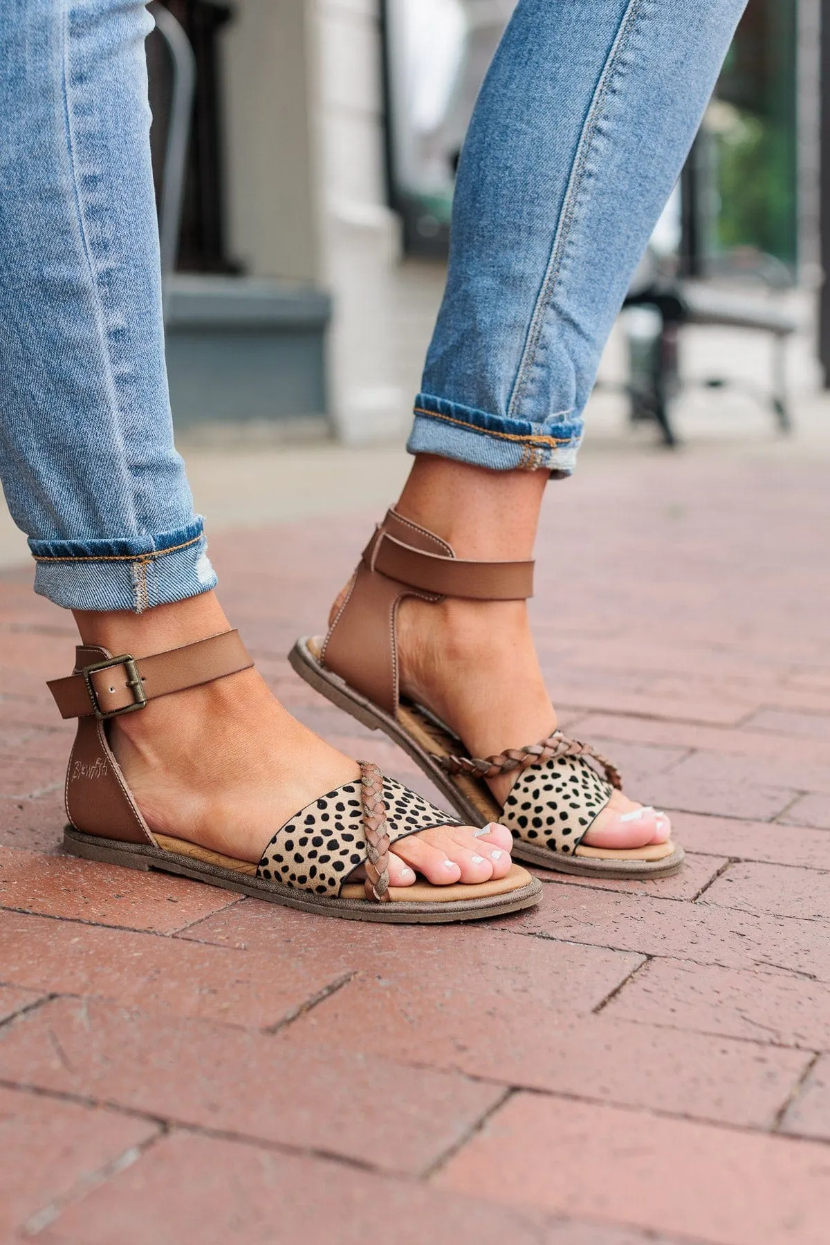 Blowfish Rosey-B Sandals- Leopard