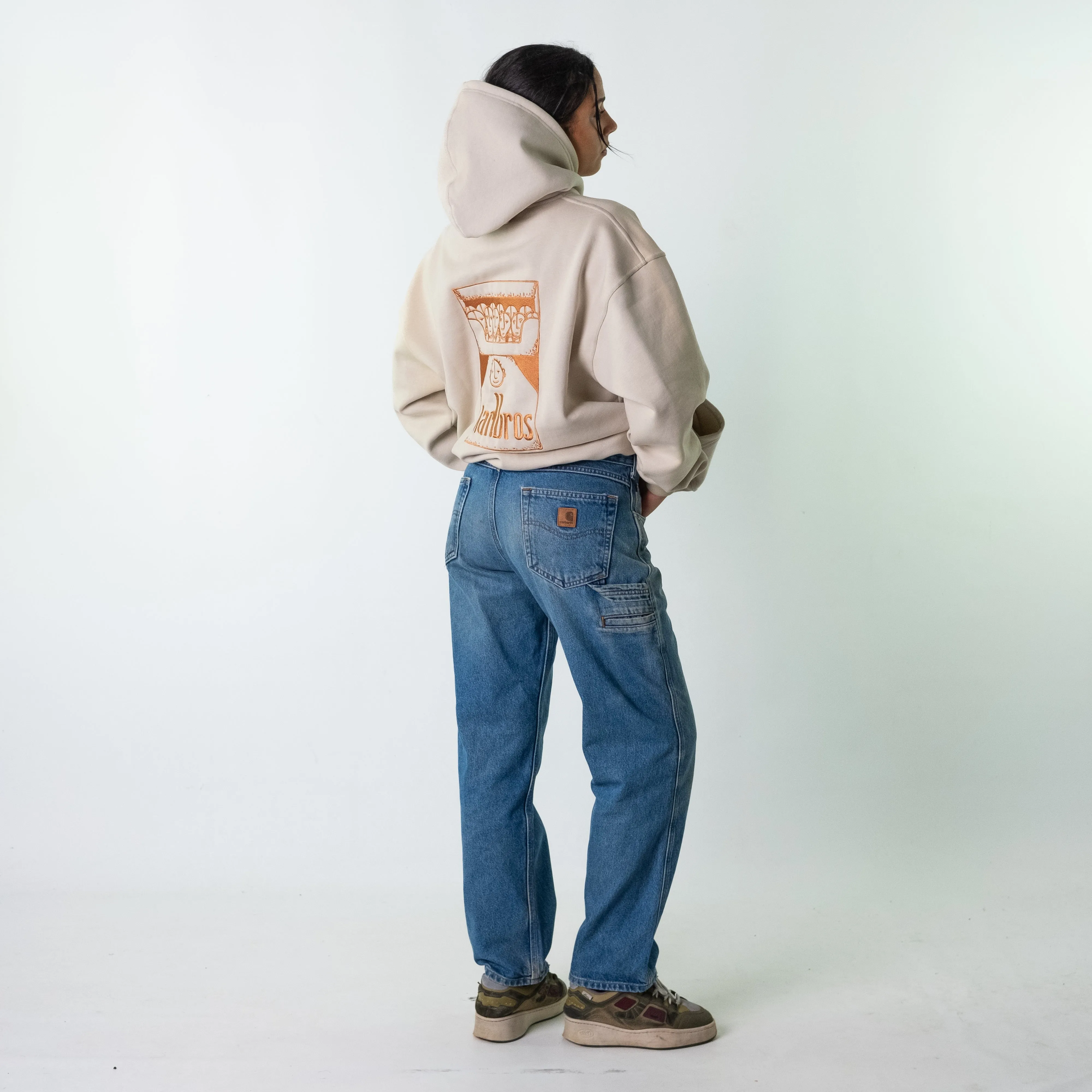 Blue Denim 90s Carhartt  Cargo Skater Trousers Pants Jeans (33x30)