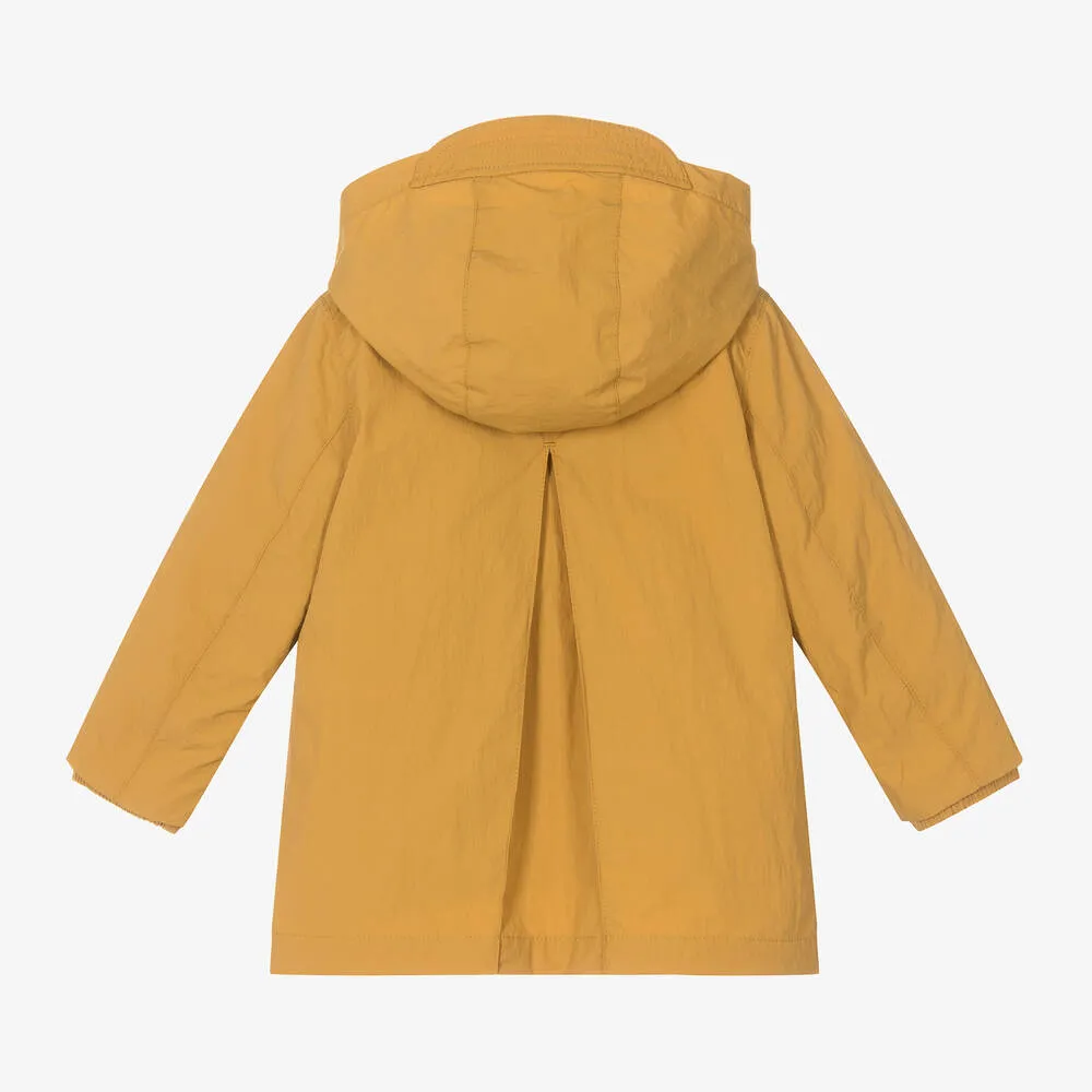 Boys Yellow Windbreaker Coat