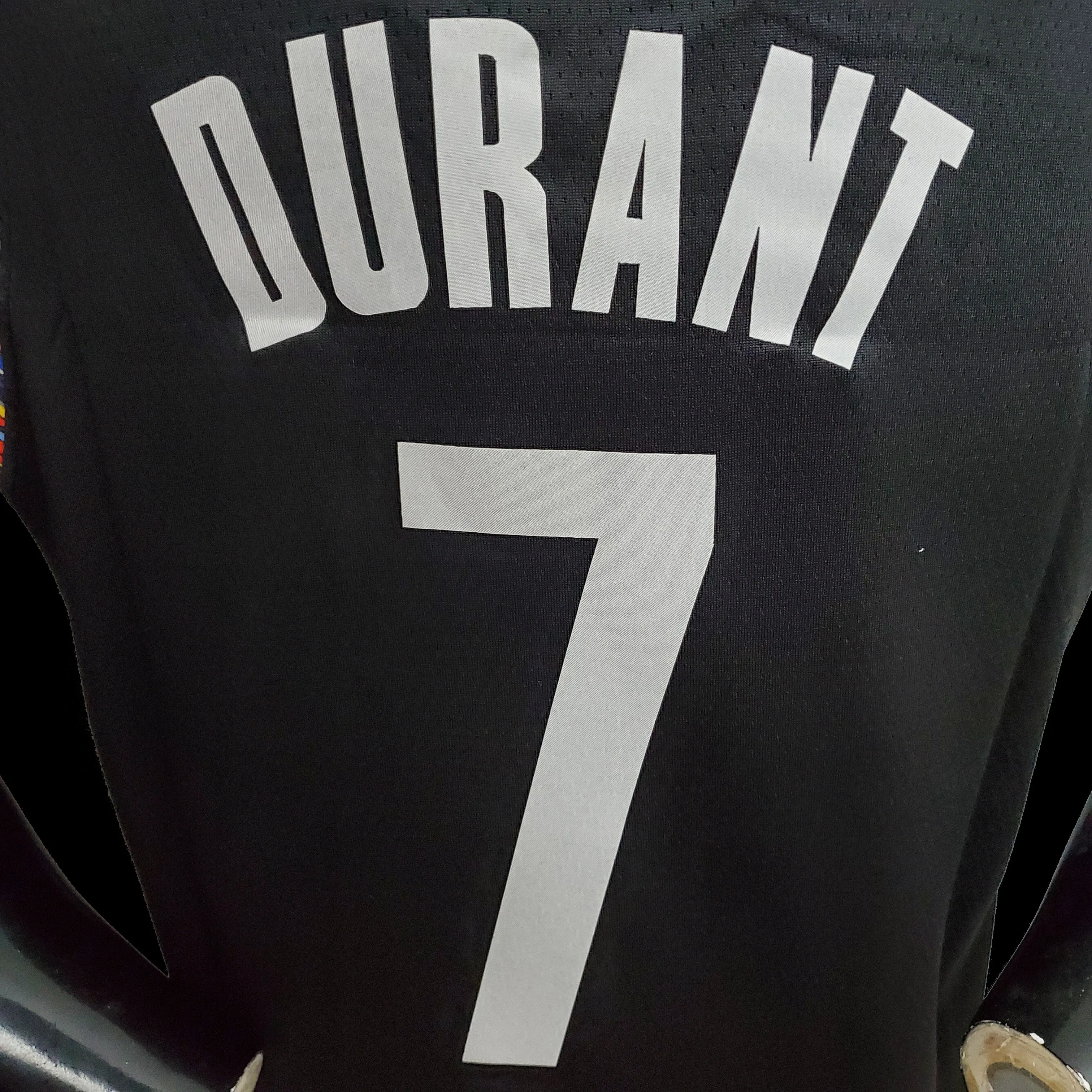 Brooklyn Nets Kevin Durant 7 City Edition Black NBA Jersey