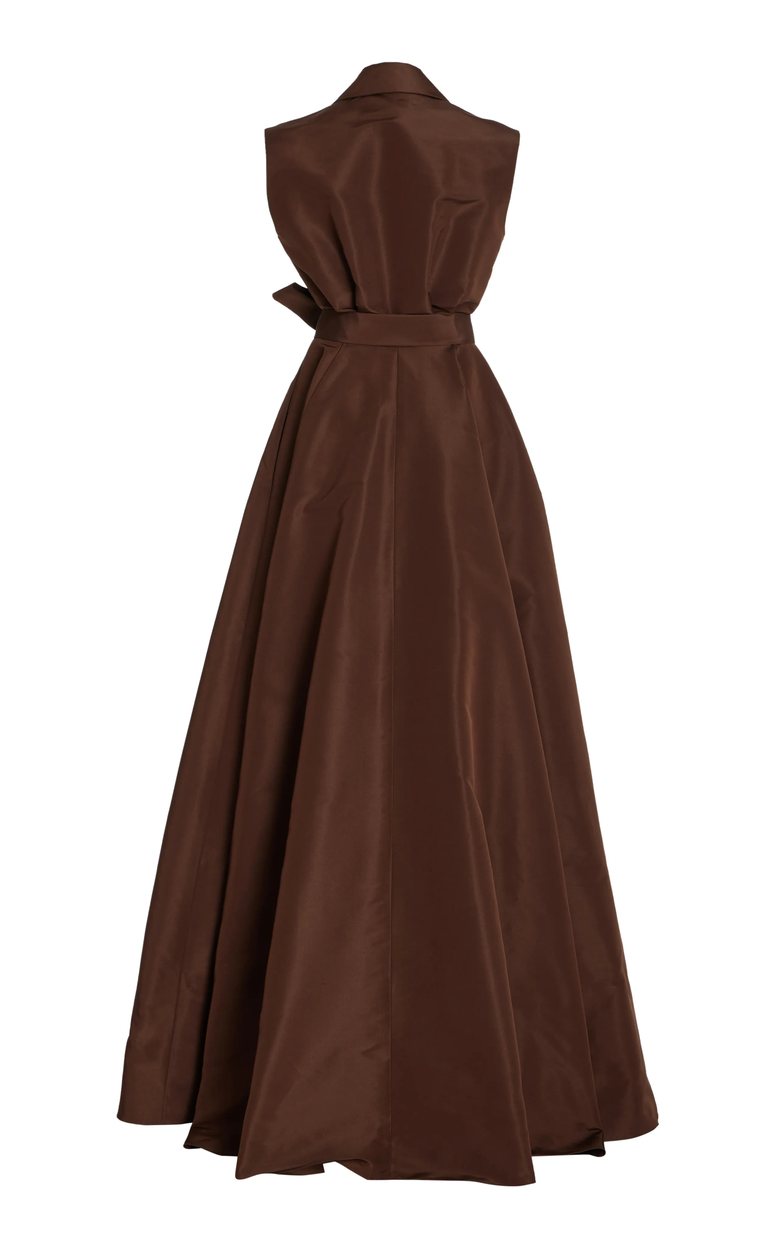 Carolina Herrera Silk Trench Gown