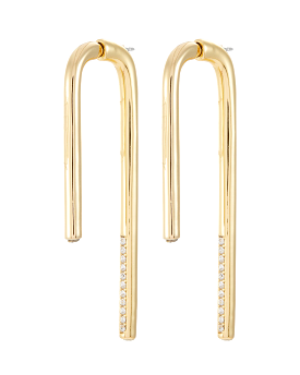 Celeste Drop Earrings (Gold/Crystal)