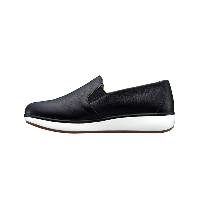 Clara Women's Nubuck Leather Easy Slip On Shoe