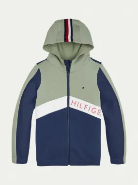 Colour-Blocked Zip-Thru Hoodie | Hoodies | Tommy Hilfiger