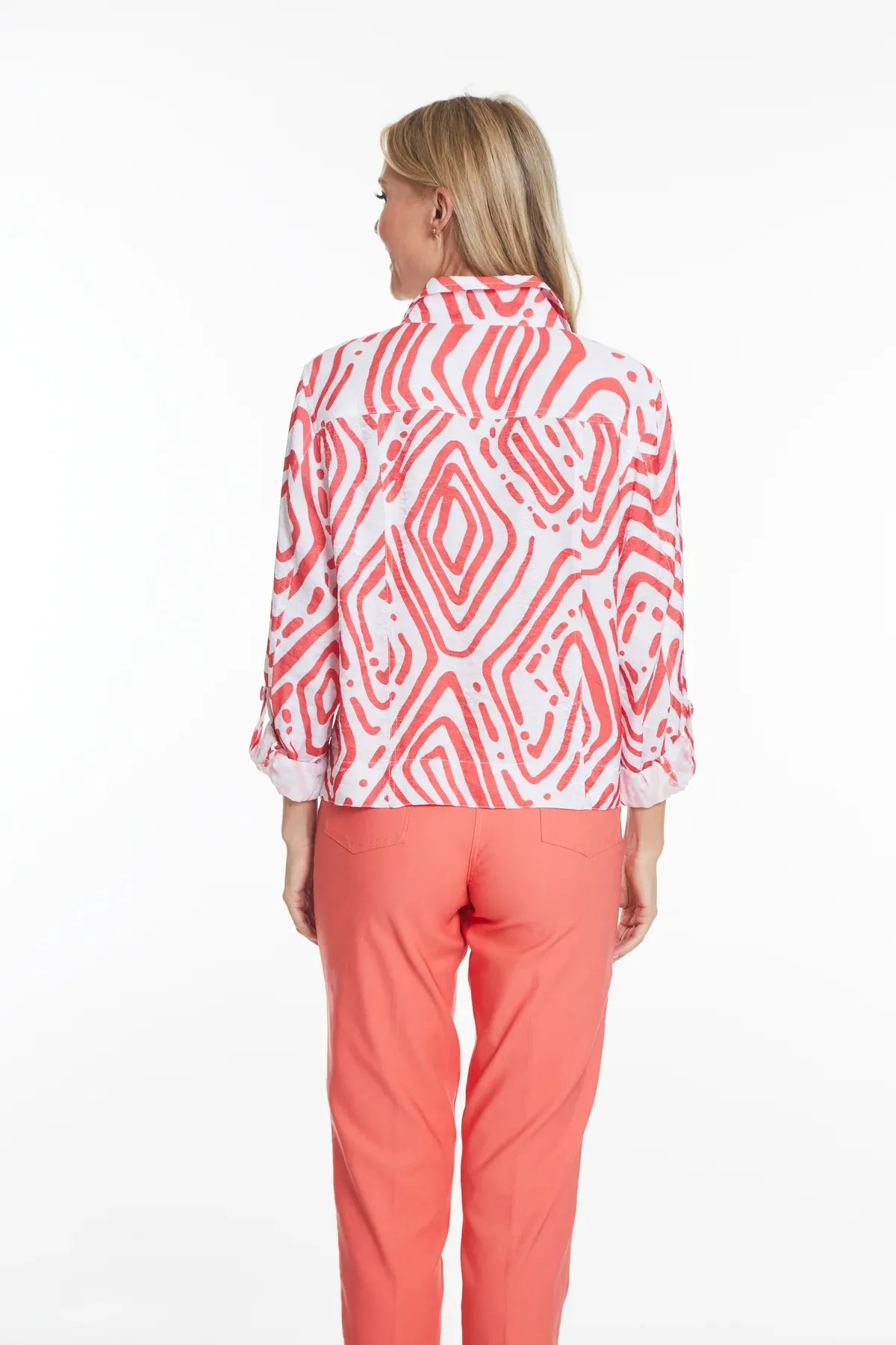 Coral Swirl Jacket