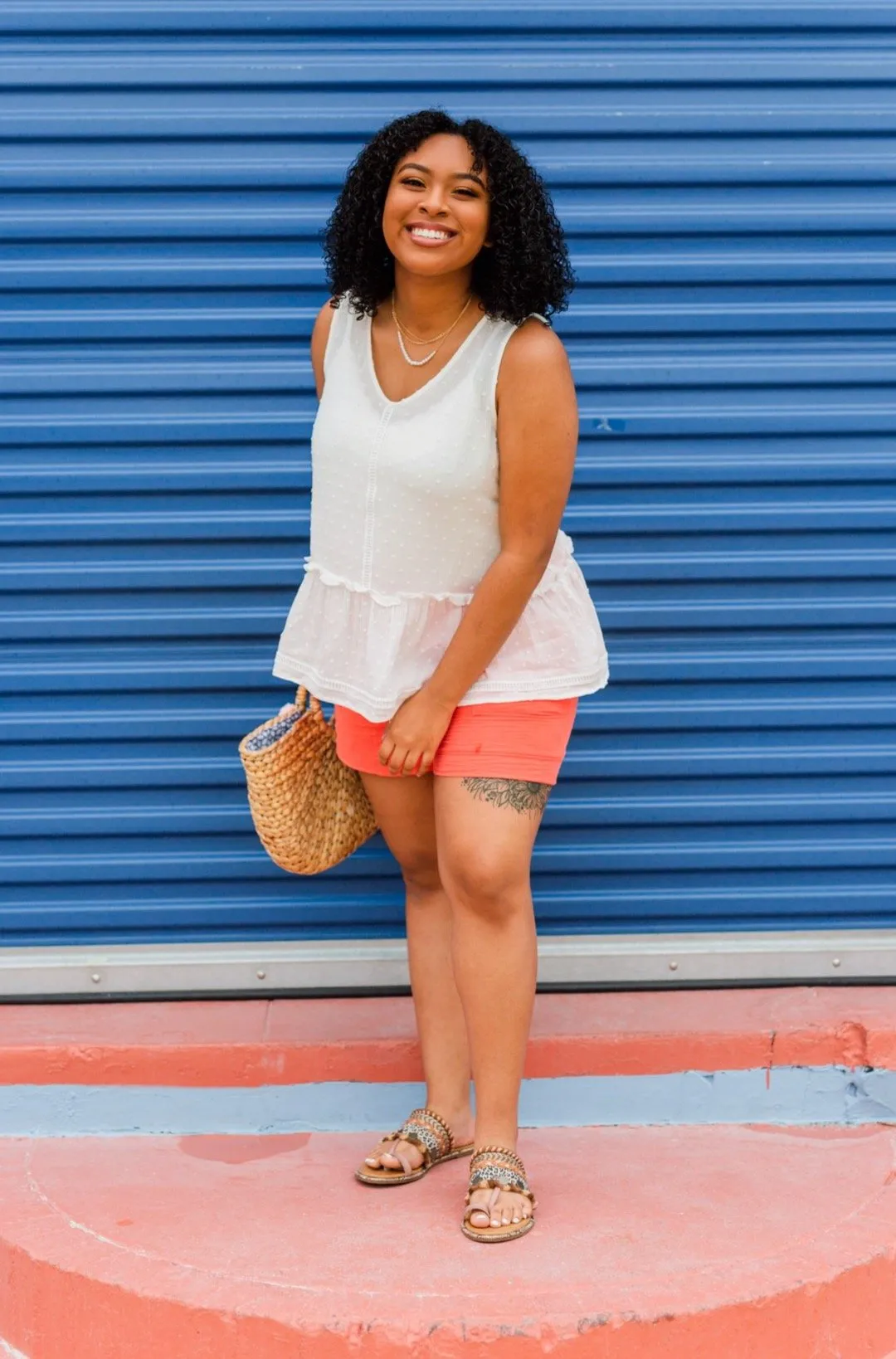 Days Spent Together Sleeveless Blouse- Ivory