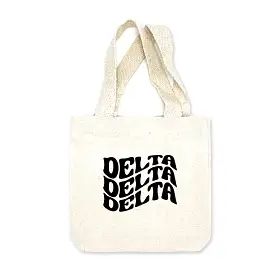 Delta Delta Delta Mod Sorority Name Mini Tote Gift Bag