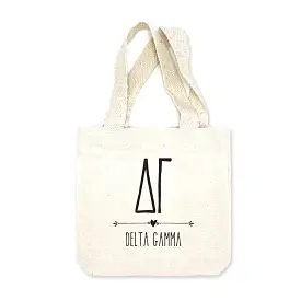 Delta Gamma Boho Design on Mini Tote Gift Bag