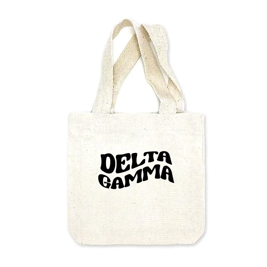 Delta Gamma Mod Sorority Name Mini Tote Gift Bag