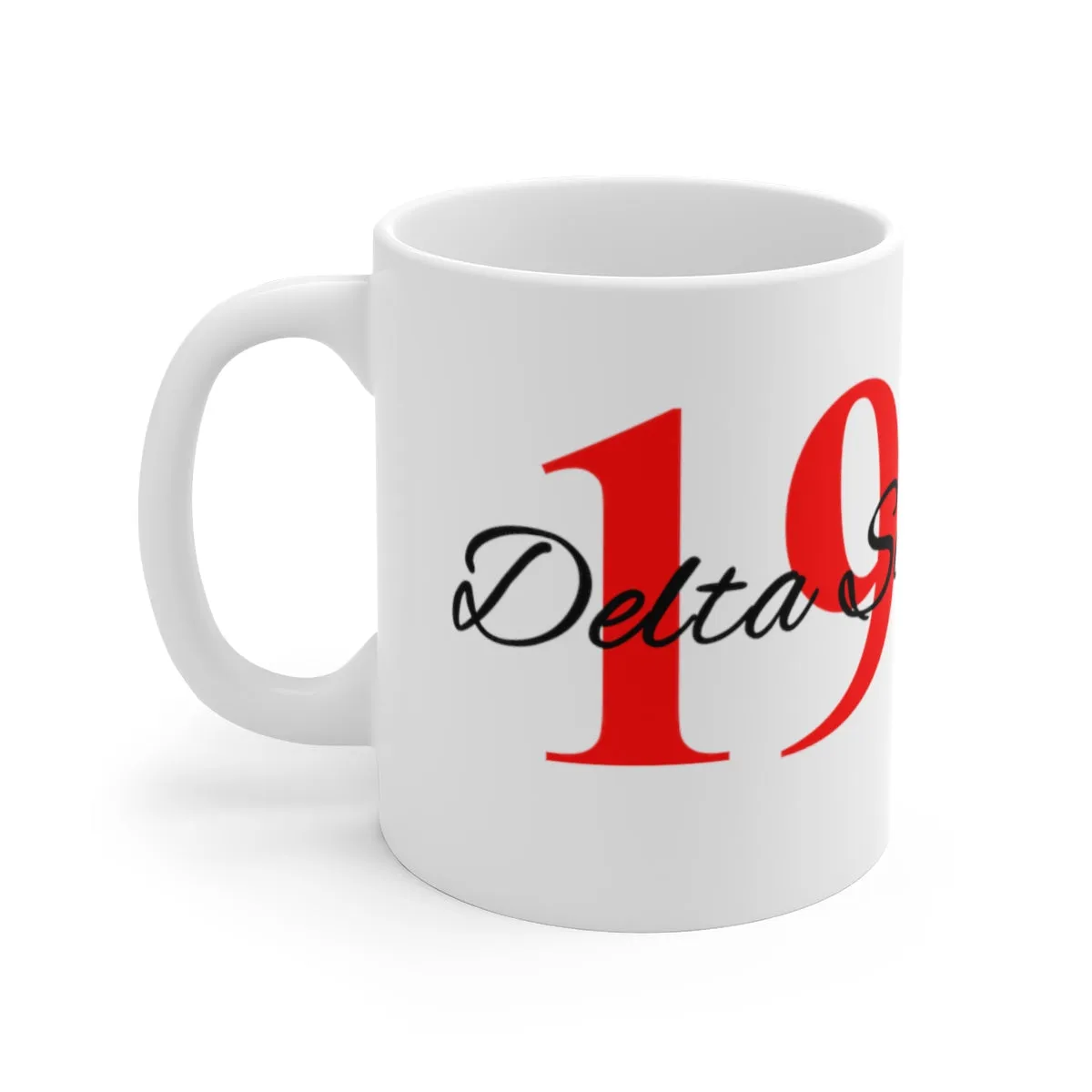 Delta Sigma Theta 1913 White 15 oz Mug