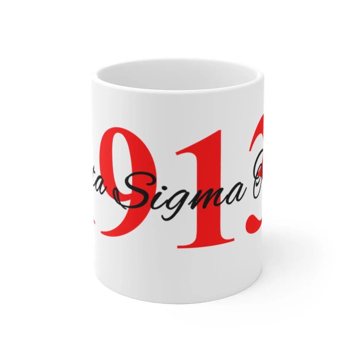 Delta Sigma Theta 1913 White 15 oz Mug