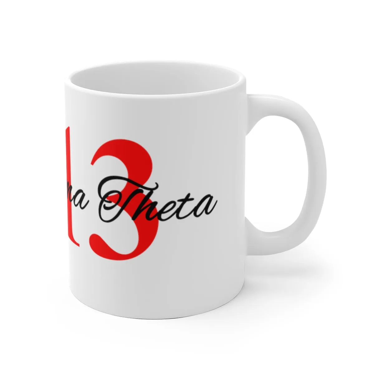 Delta Sigma Theta 1913 White 15 oz Mug