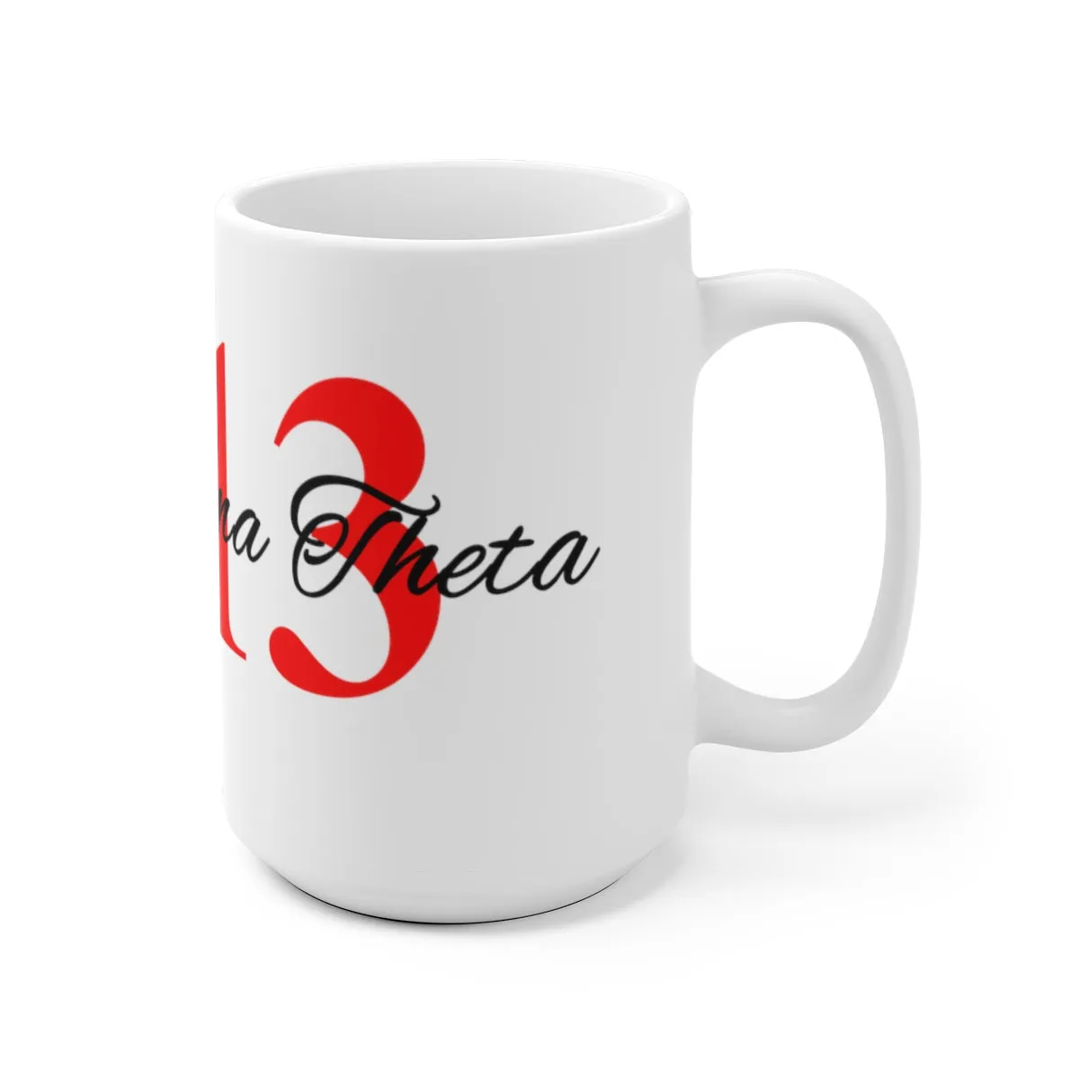 Delta Sigma Theta 1913 White 15 oz Mug