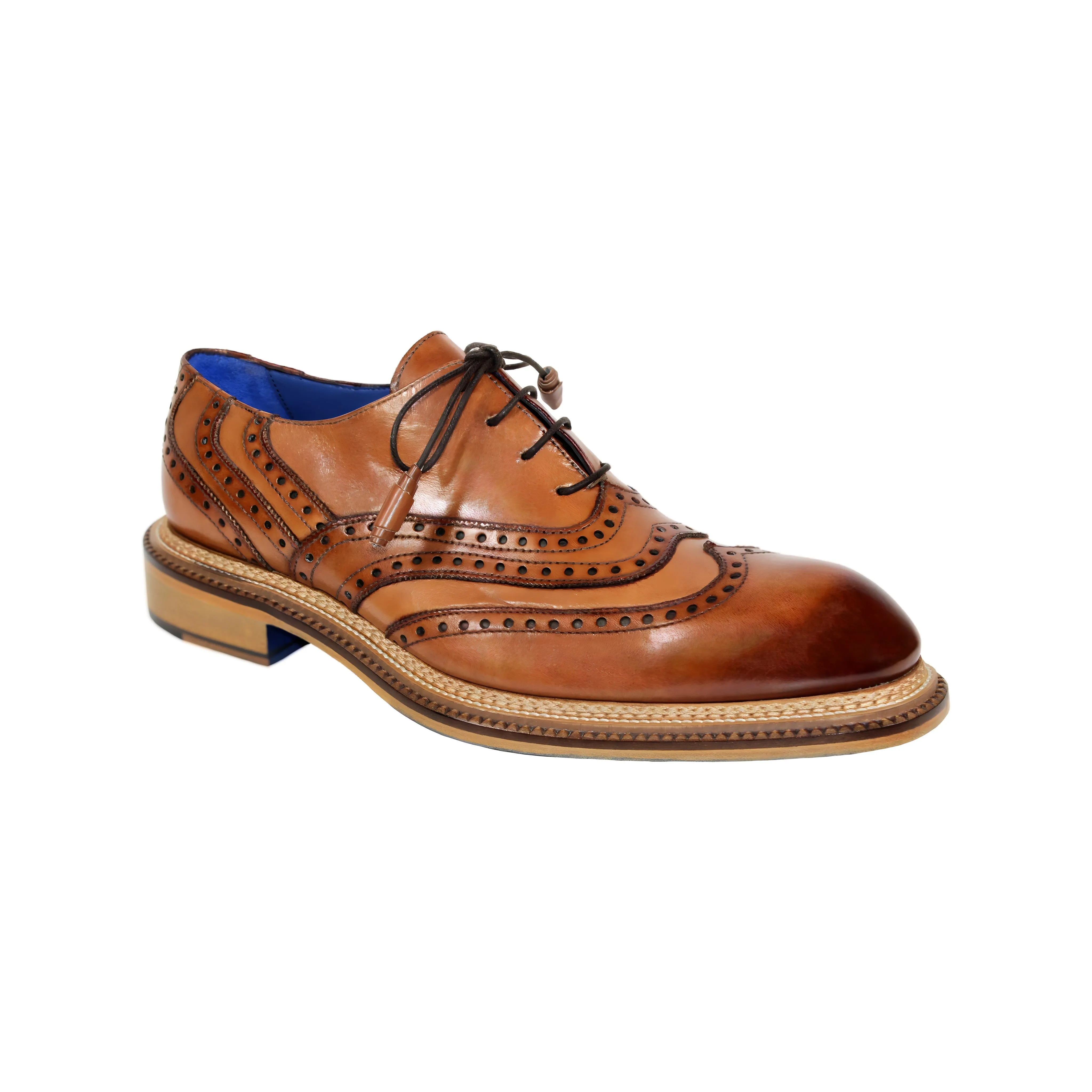 Emilio Franco Mattia Men's Shoes Calf-Skin Leather Oxfords (EF1173)