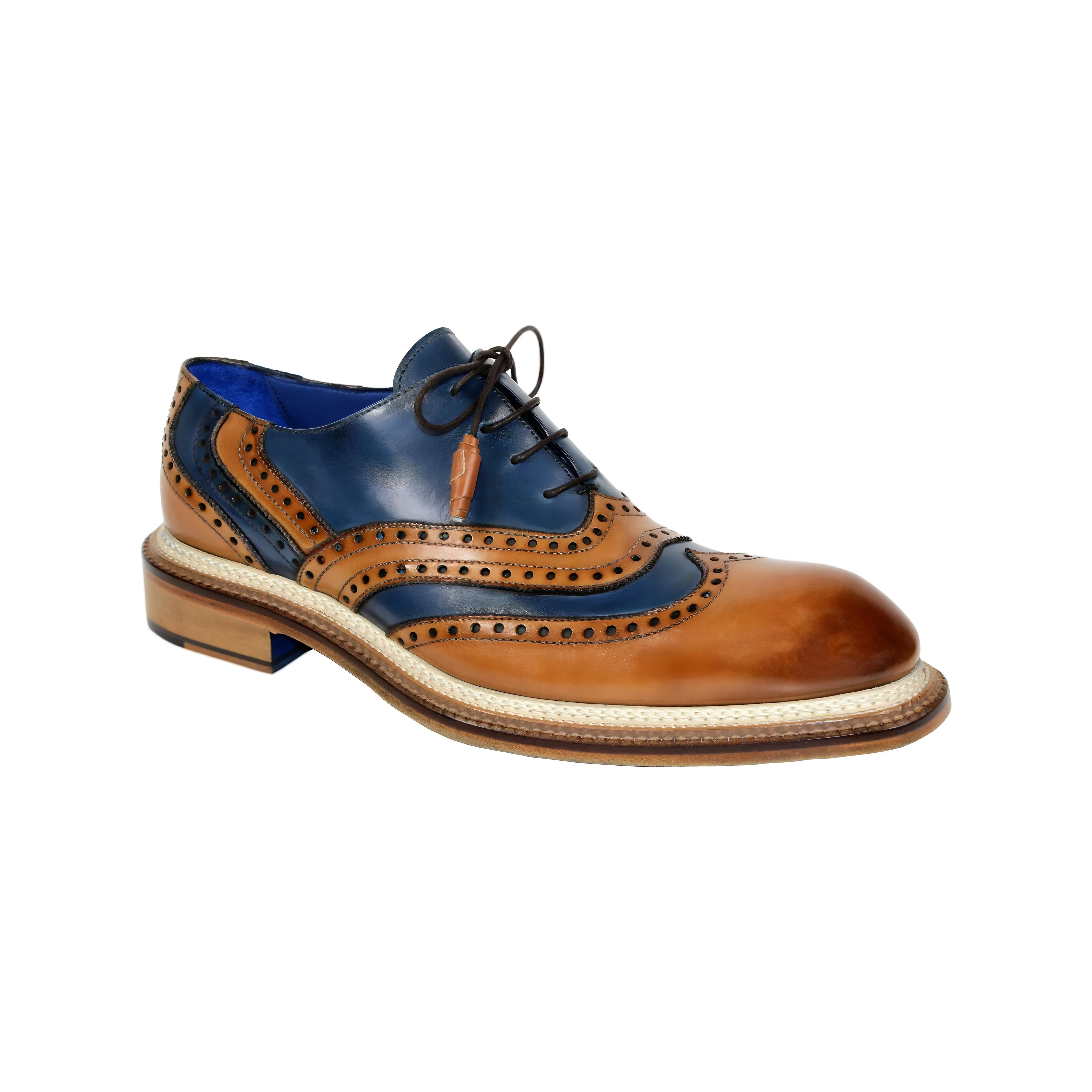 Emilio Franco Mattia Men's Shoes Calf-Skin Leather Oxfords (EF1173)