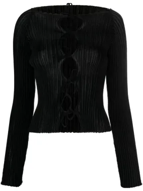 Emma String Cardigan - Black