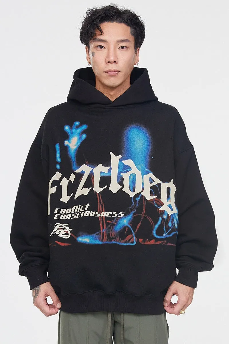 F2CE Conflict Print Hoodie