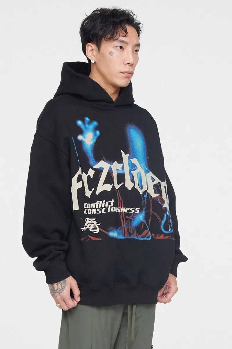 F2CE Conflict Print Hoodie