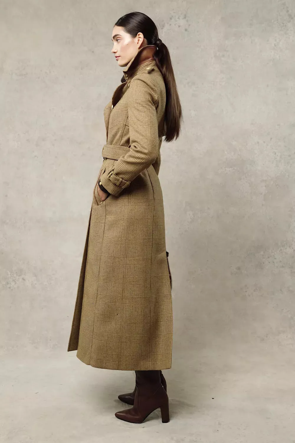 Full Length Marlborough Trench Coat (Tawny)