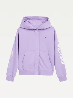 Girls 3-7 Snap-Button Hoodie | Hoodies | Tommy Hilfiger