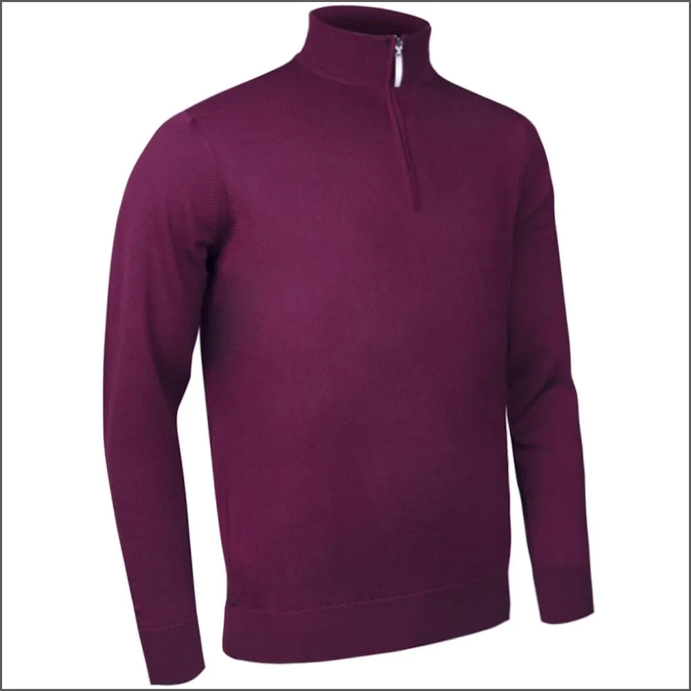 Glenmuir Jasper Merino Zip Neck Sweater//