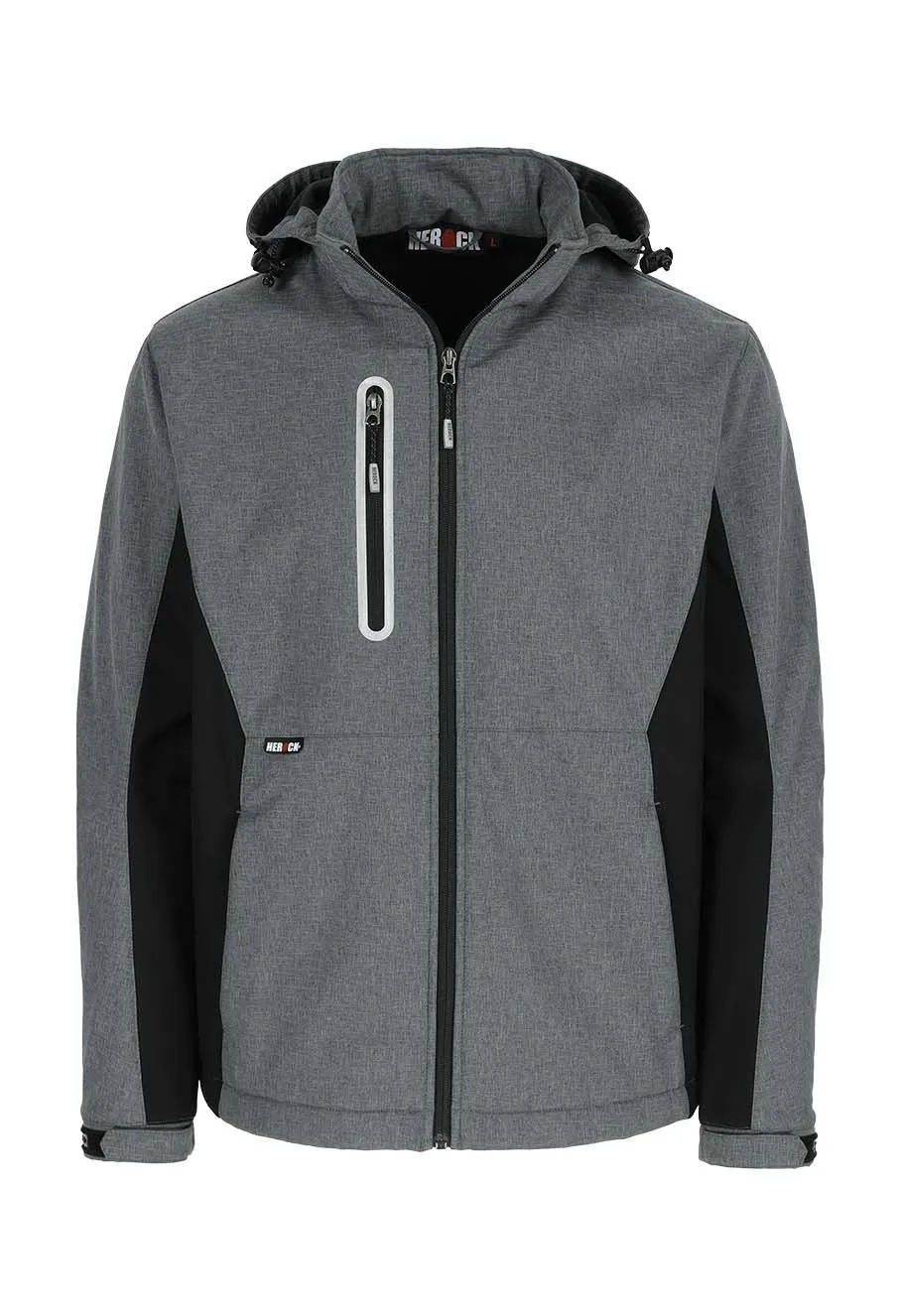 Herock Flexor Work Jacket Softshell Reflective - Grey