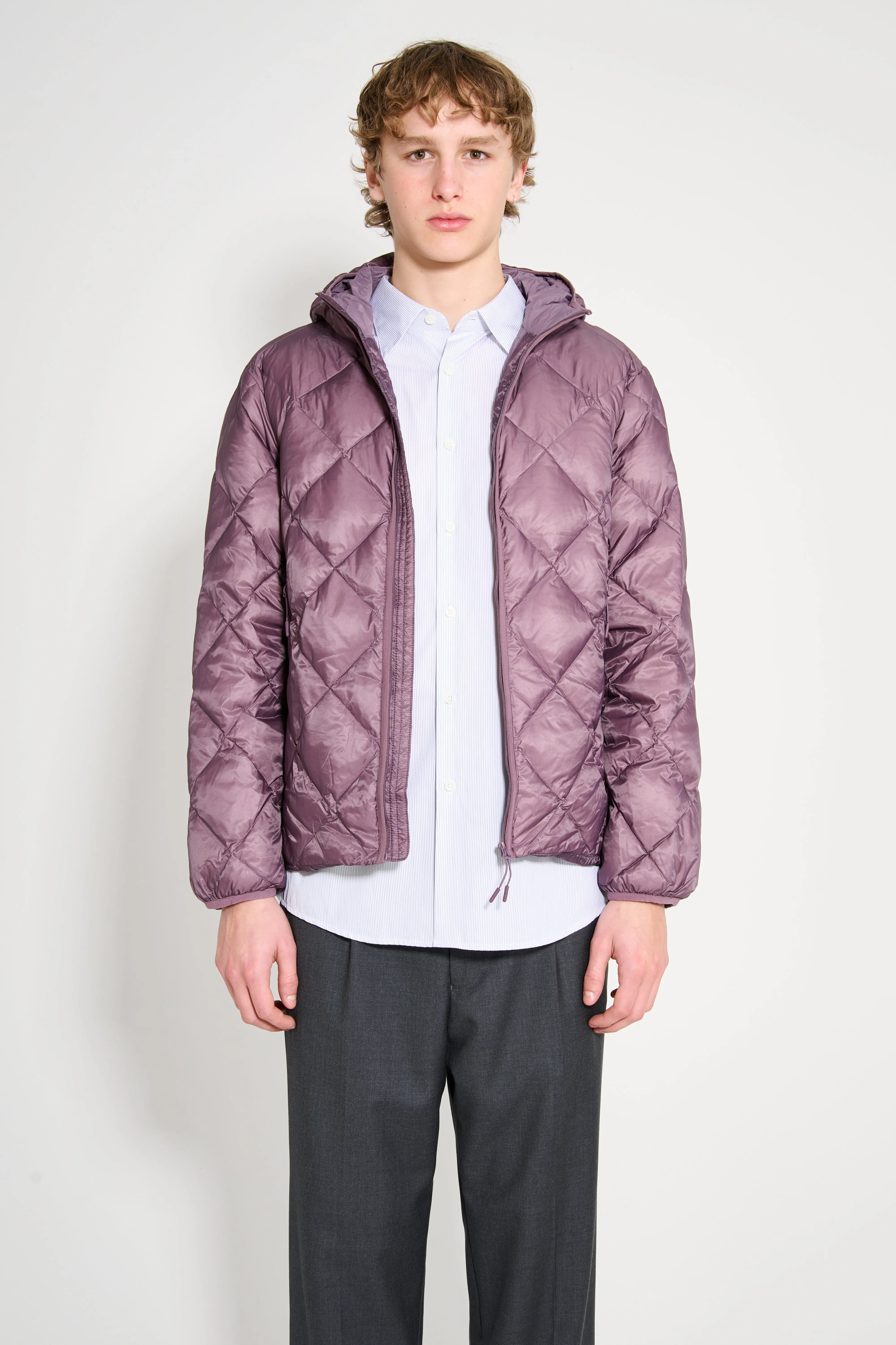 Hiking Patrol Light Down Hood Jacket Purple