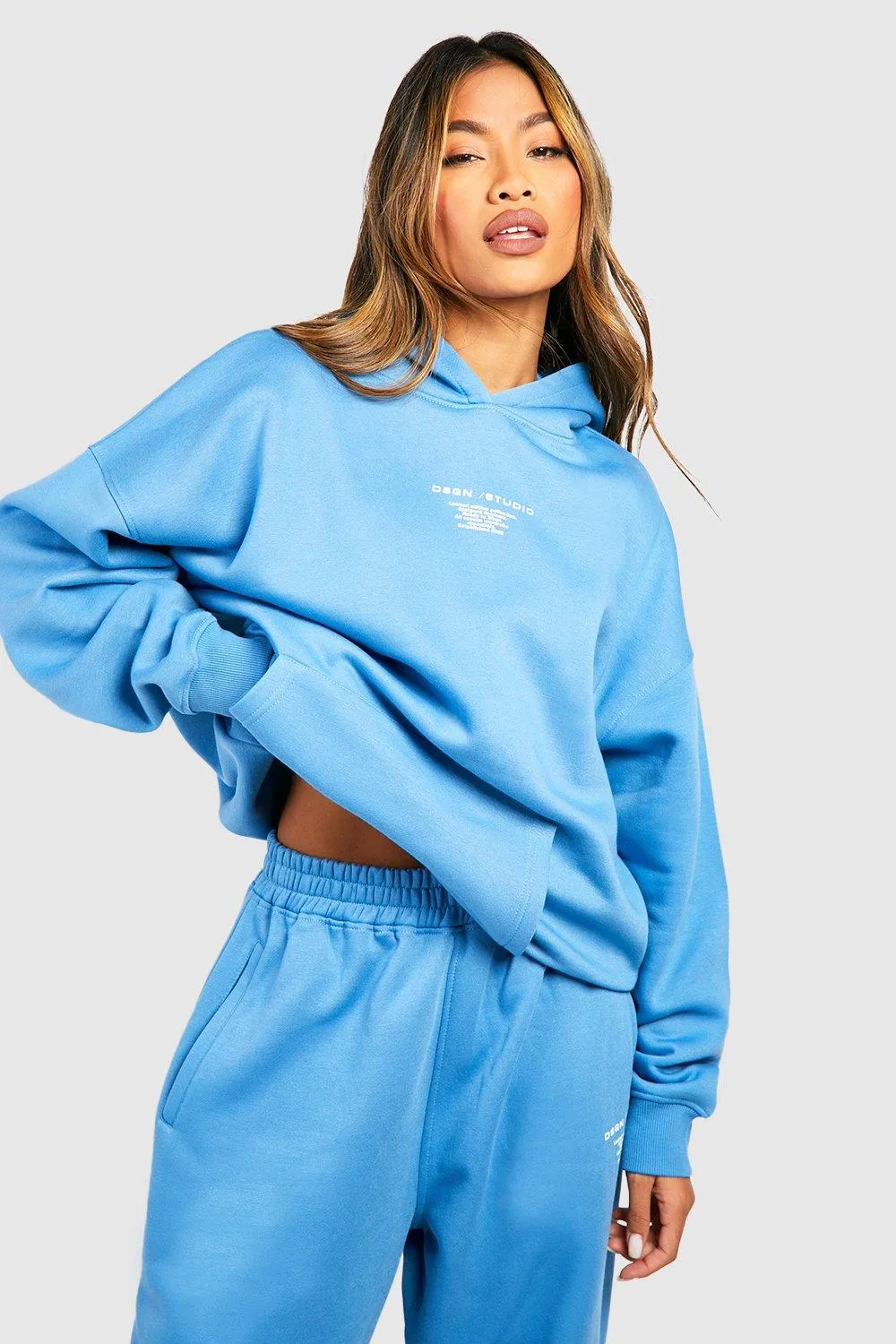 Hoodies & Sweatshirts | Dsgn Studio Slogan Oversized Hoodie | boohoo