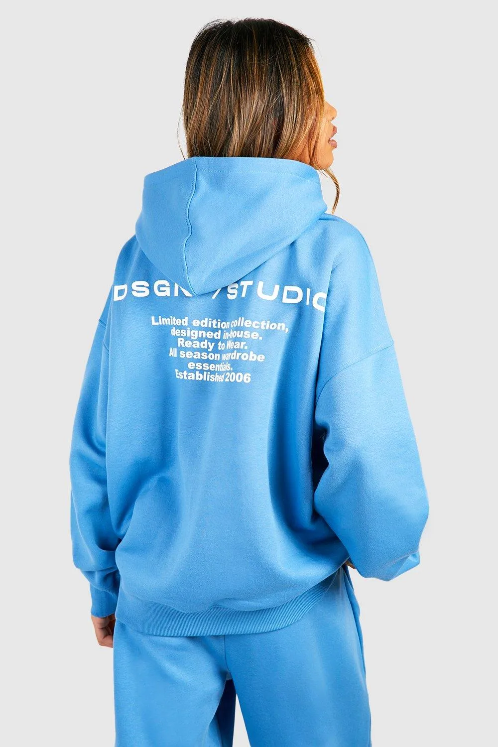 Hoodies & Sweatshirts | Dsgn Studio Slogan Oversized Hoodie | boohoo