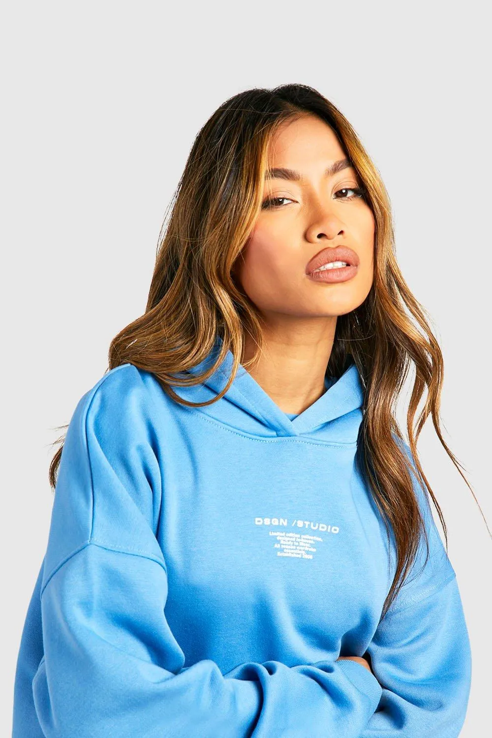 Hoodies & Sweatshirts | Dsgn Studio Slogan Oversized Hoodie | boohoo