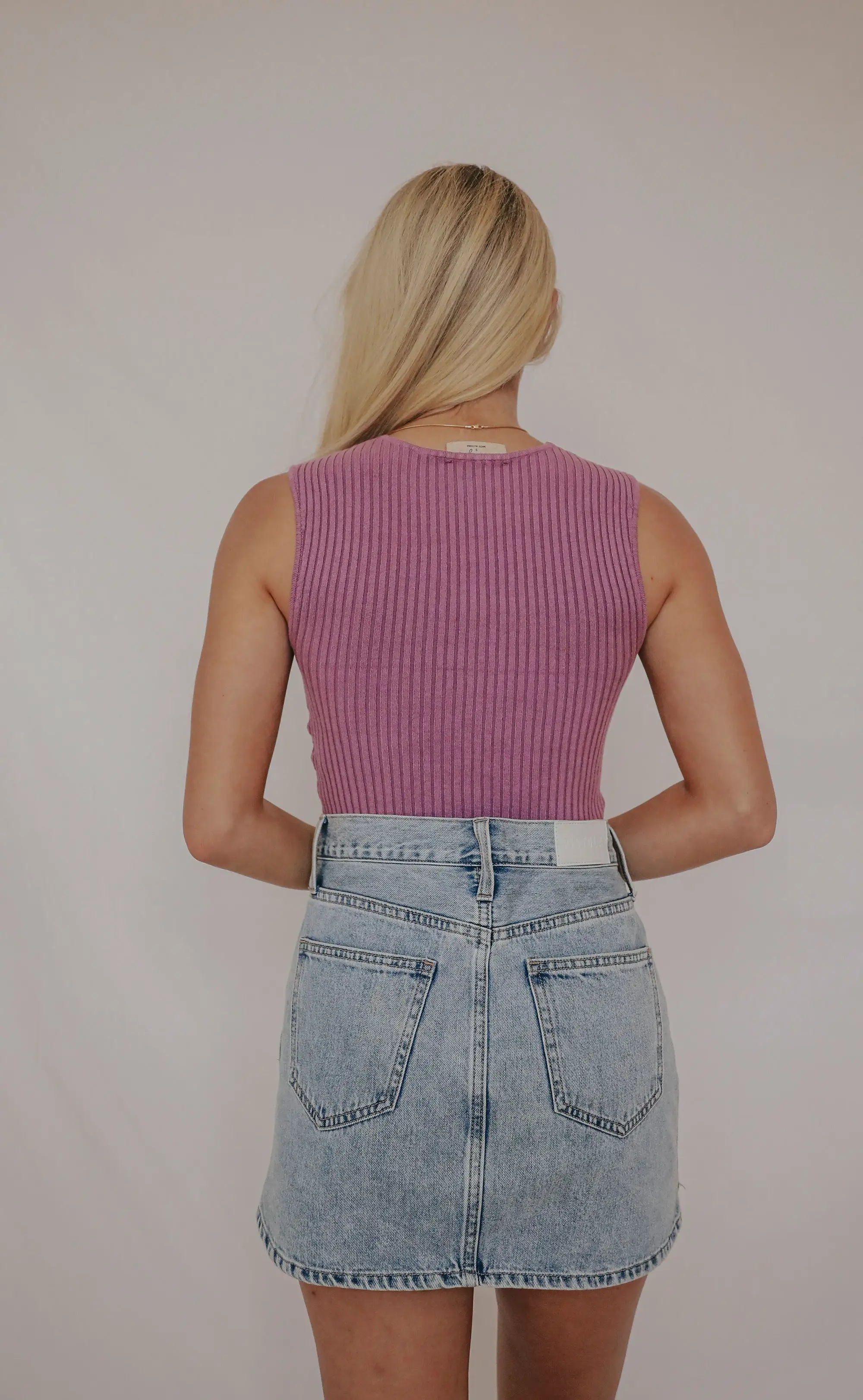 irreplaceable crop top - purple