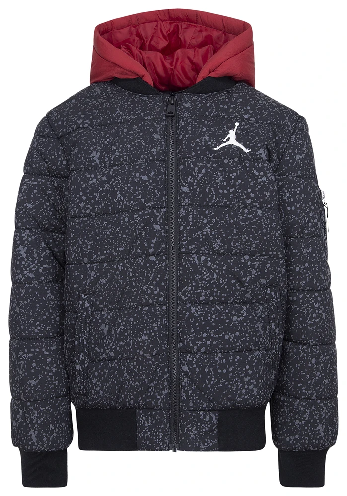 Jordan Jordan Hooded Padded Bomber Jacket  - Boys' Preschool