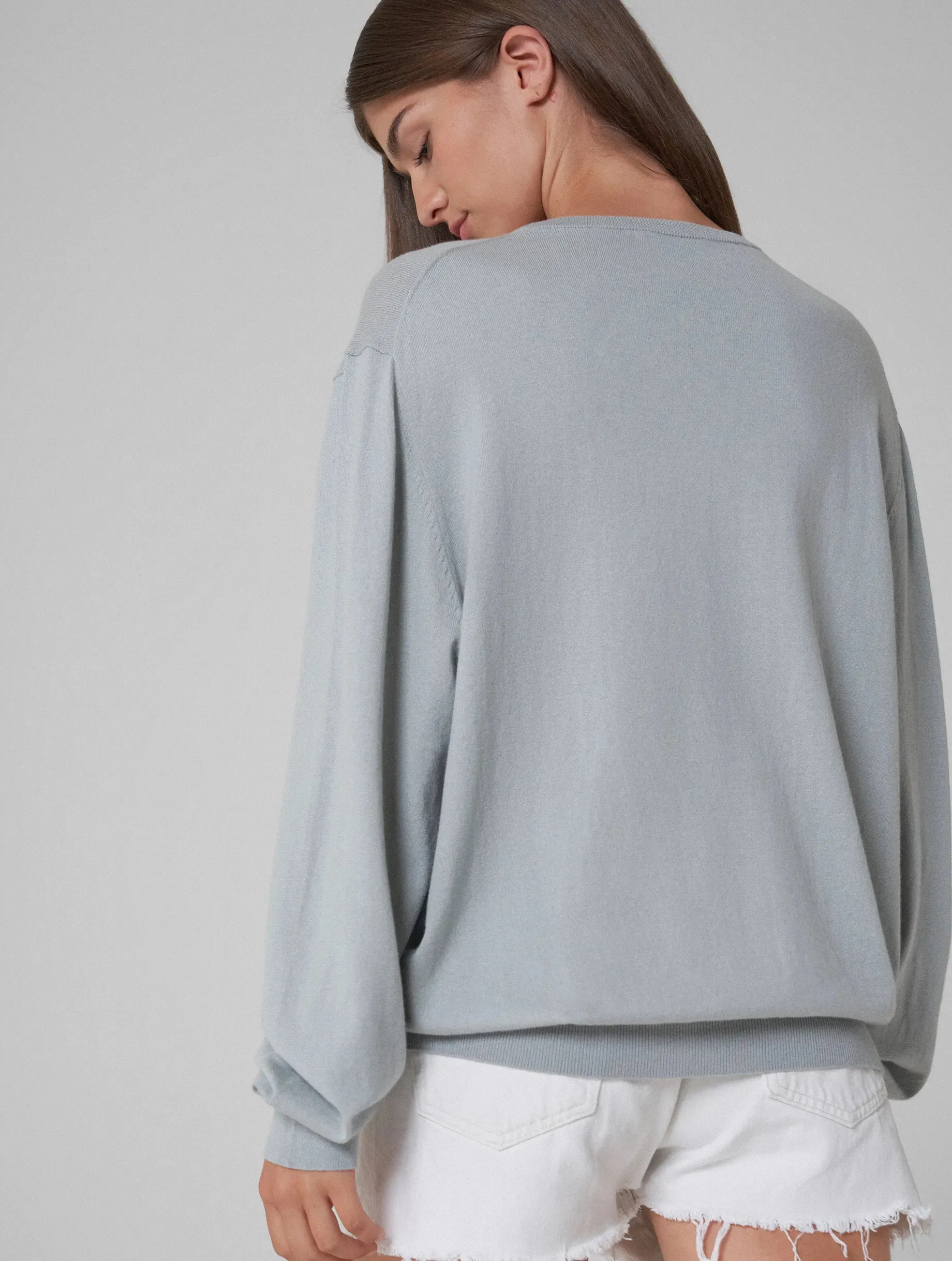 KALA crew-neck sweater blue