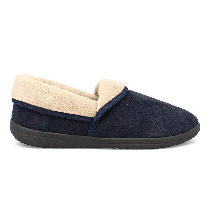 Kareem Women's Faux Fleece Velour Slipper