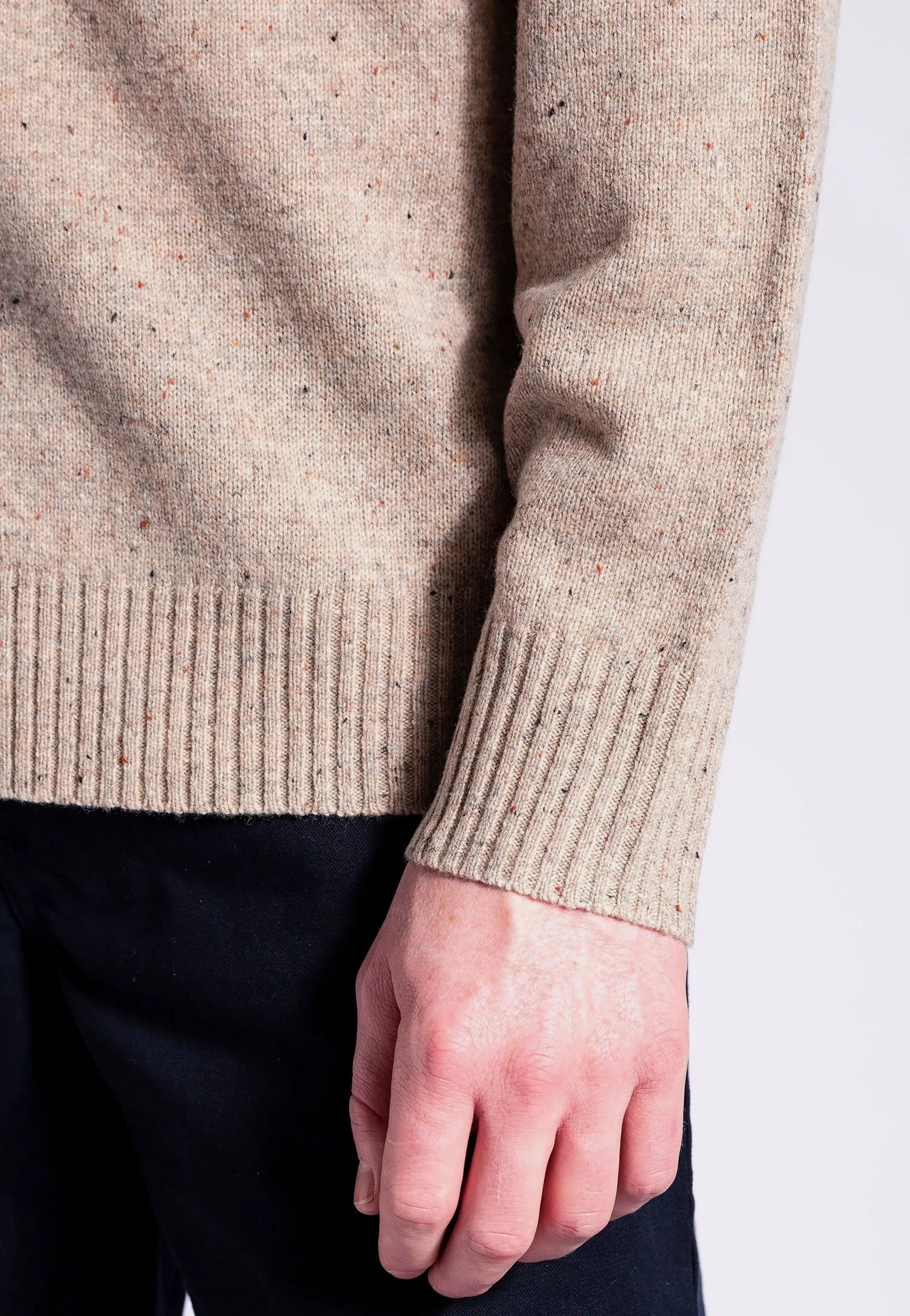 Kasper N Donegal Cardigan - Utility Khaki