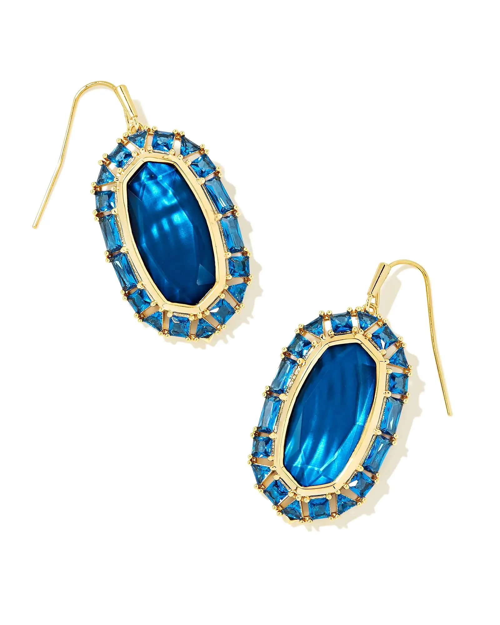 Kendra Scott Elle Crystal Frame Drop Earrings